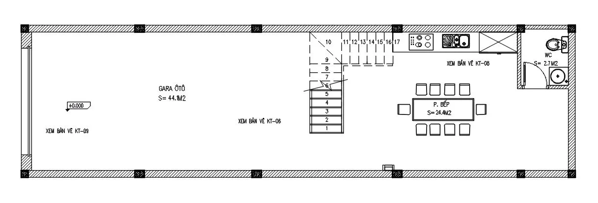 Chiêm ngưỡng những thiết kế nhà 5x18m có gara ấn tượng