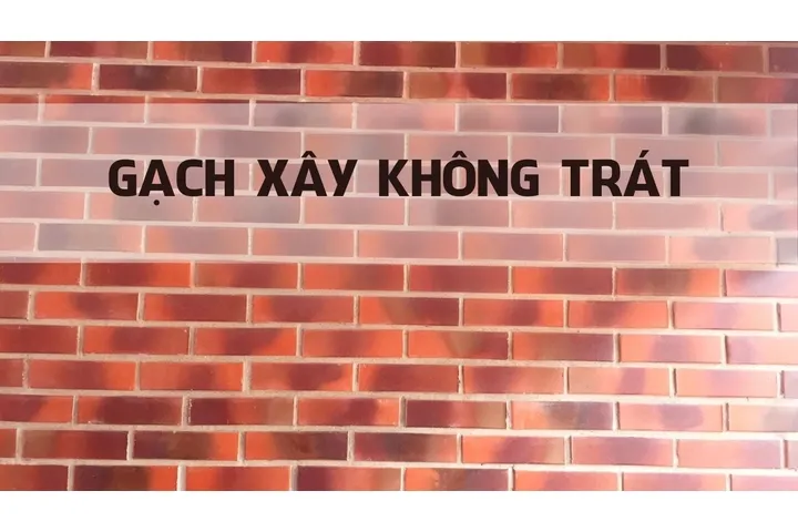 Có nên sử dụng gạch xây không trát cho công trình không?