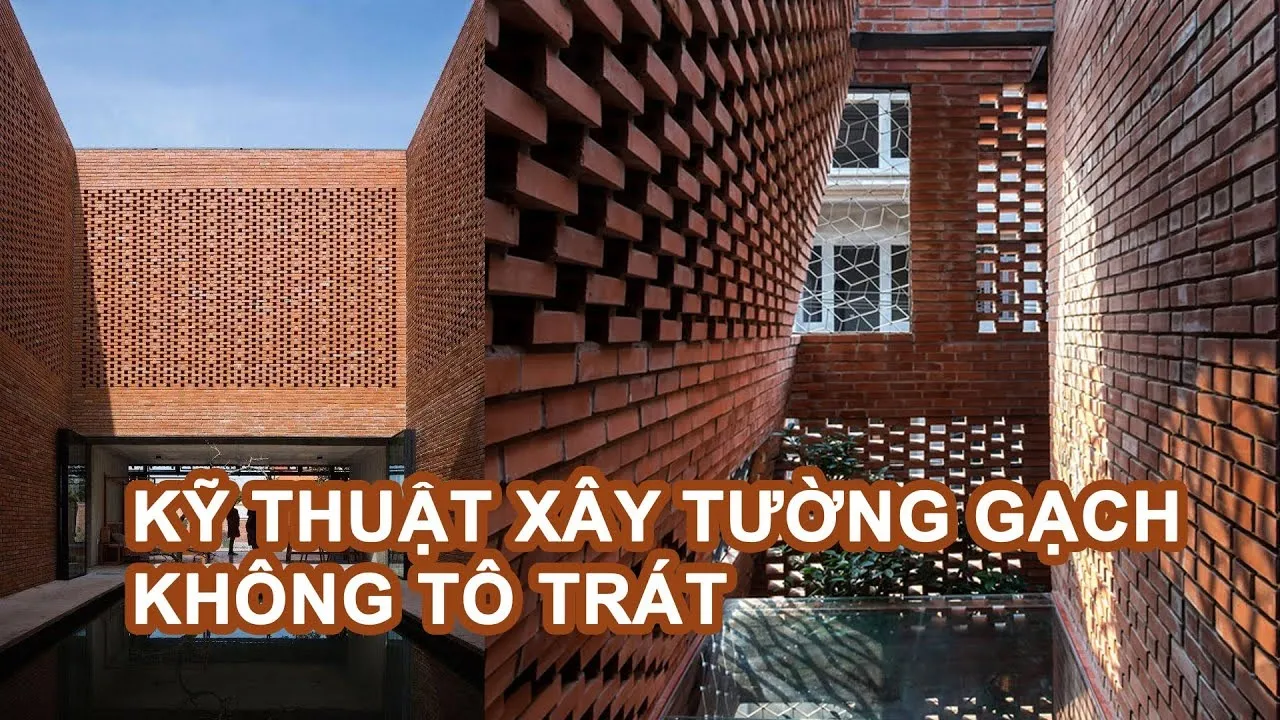 Có nên sử dụng gạch xây không trát cho công trình không?