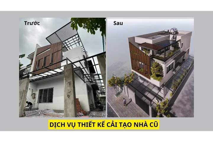 Dịch vụ thiết kế cải tạo nhà cũ: Quy trình và báo giá