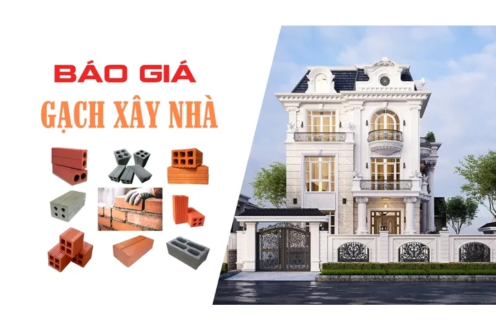 Giá gạch xây nhà 2024 bao nhiêu tiền: Các loại 2 lỗ, 4 lỗ, 6 lỗ