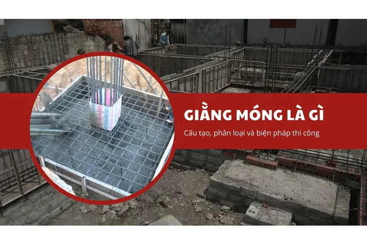 Giằng móng là gì? Cấu tạo, phân loại và công thức tính chuẩn