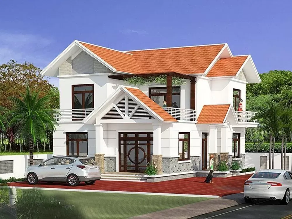 Giới thiệu 35 mẫu nhà 2 tầng mái thái 100m2 vuông vắn đẹp nhất