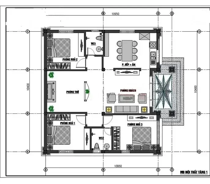 Gợi ý 15 mẫu thiết kế nhà 80m2 3 phòng ngủ đa công năng tiện ích