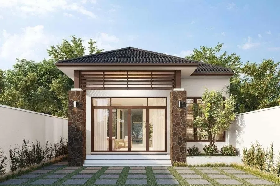 Gợi ý 15 mẫu thiết kế nhà 80m2 3 phòng ngủ đa công năng tiện ích