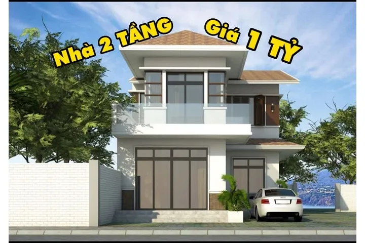 Gợi ý 17 mẫu nhà 2 tầng đẹp giá 1 tỷ đầy đủ công năng tiện nghi