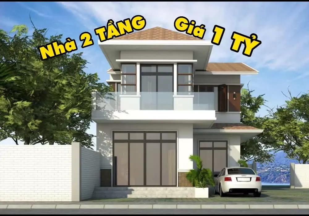 Gợi ý 17 mẫu nhà 2 tầng đẹp giá 1 tỷ đầy đủ công năng tiện nghi