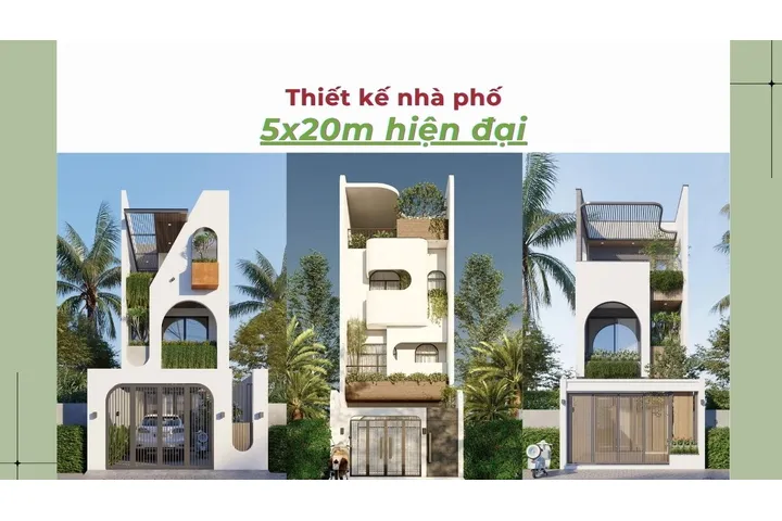 Khám phá 66+ thiết kế nhà phố 5x20m hiện đại, sang trọng cực kỳ cuốn hút 2024