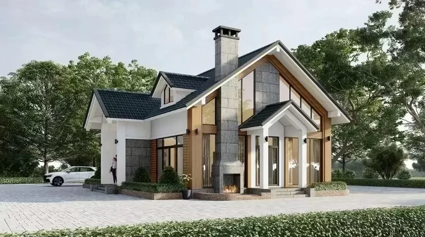 Khám phá các mẫu nhà vuông 1 tầng 100m2 có kiến trúc ấn tượng