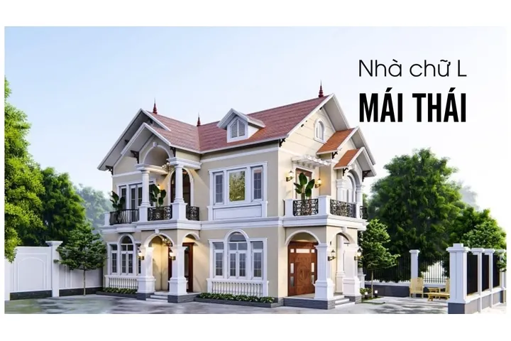 Không thể rời mắt với những mẫu biệt thự nhà mái thái chữ L đẹp