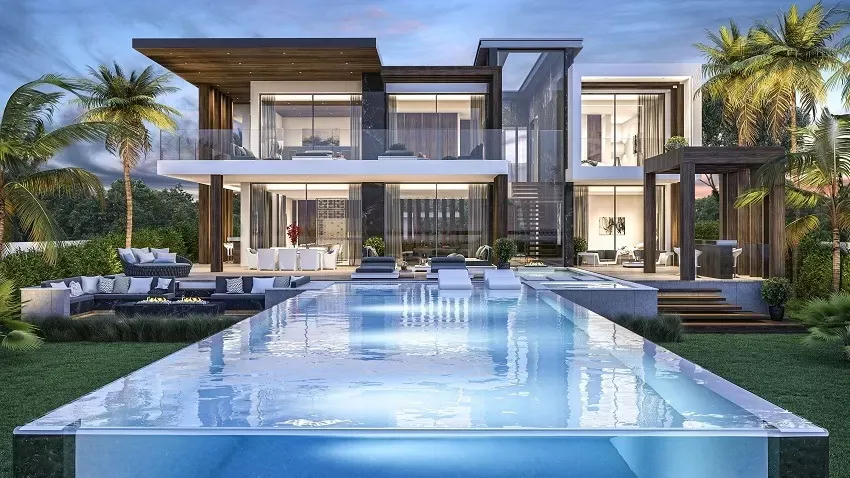 Mẫu villa 2 tầng hiện đại sang trọng dẫn đầu xu hướng 2024