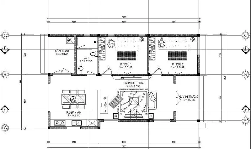 Mê mẩn với những mẫu nhà cấp 4 mái nhật 2 phòng ngủ được tìm kiếm nhiều nhất năm 2024