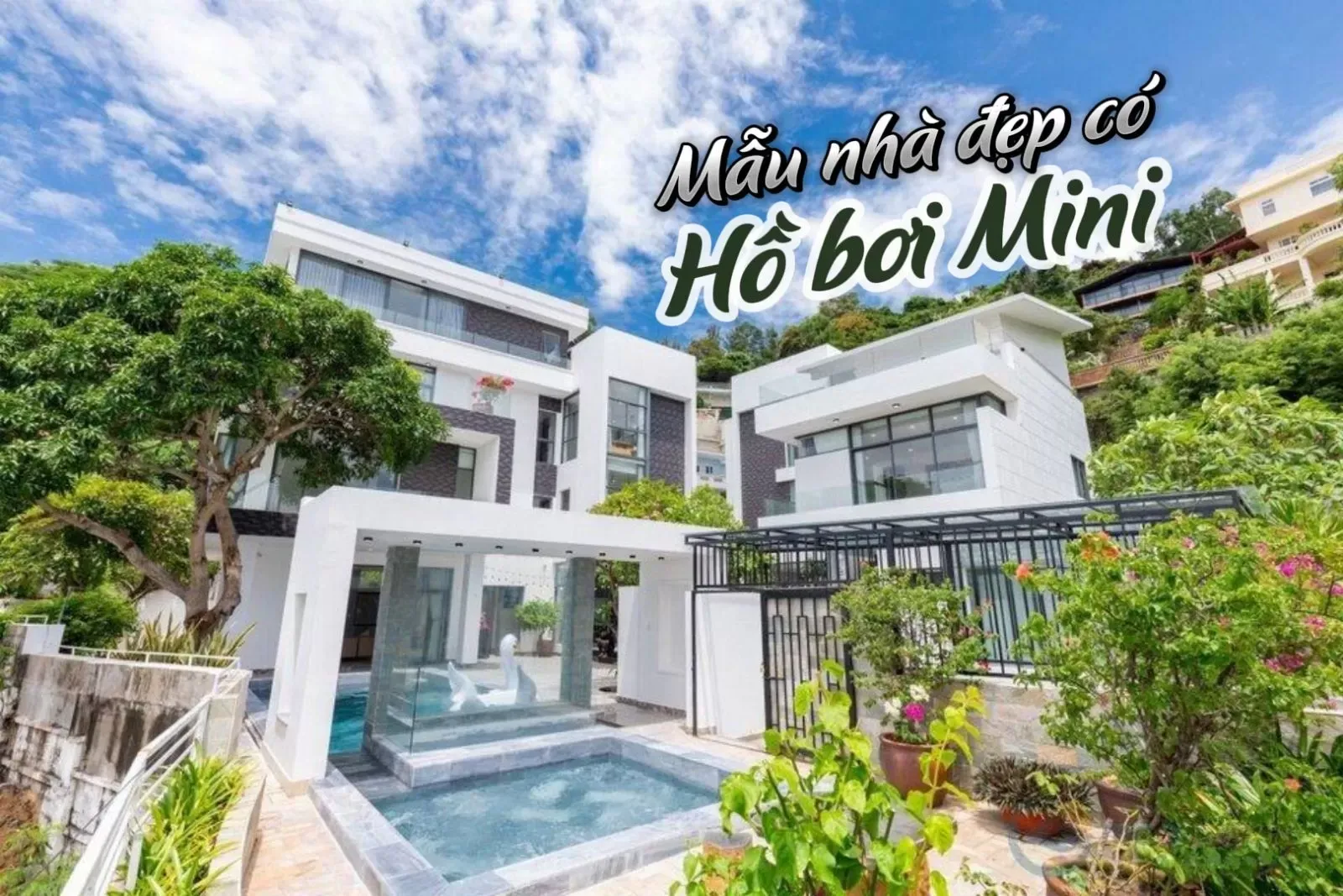 Những lưu ý khi thiết kế nhà có hồ bơi mini bạn cần biết