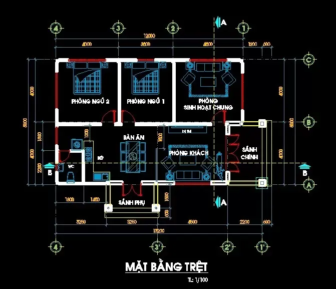 Những mẫu nhà 8x13m đẹp ngất ngây (kèm bản vẽ chi tiết)