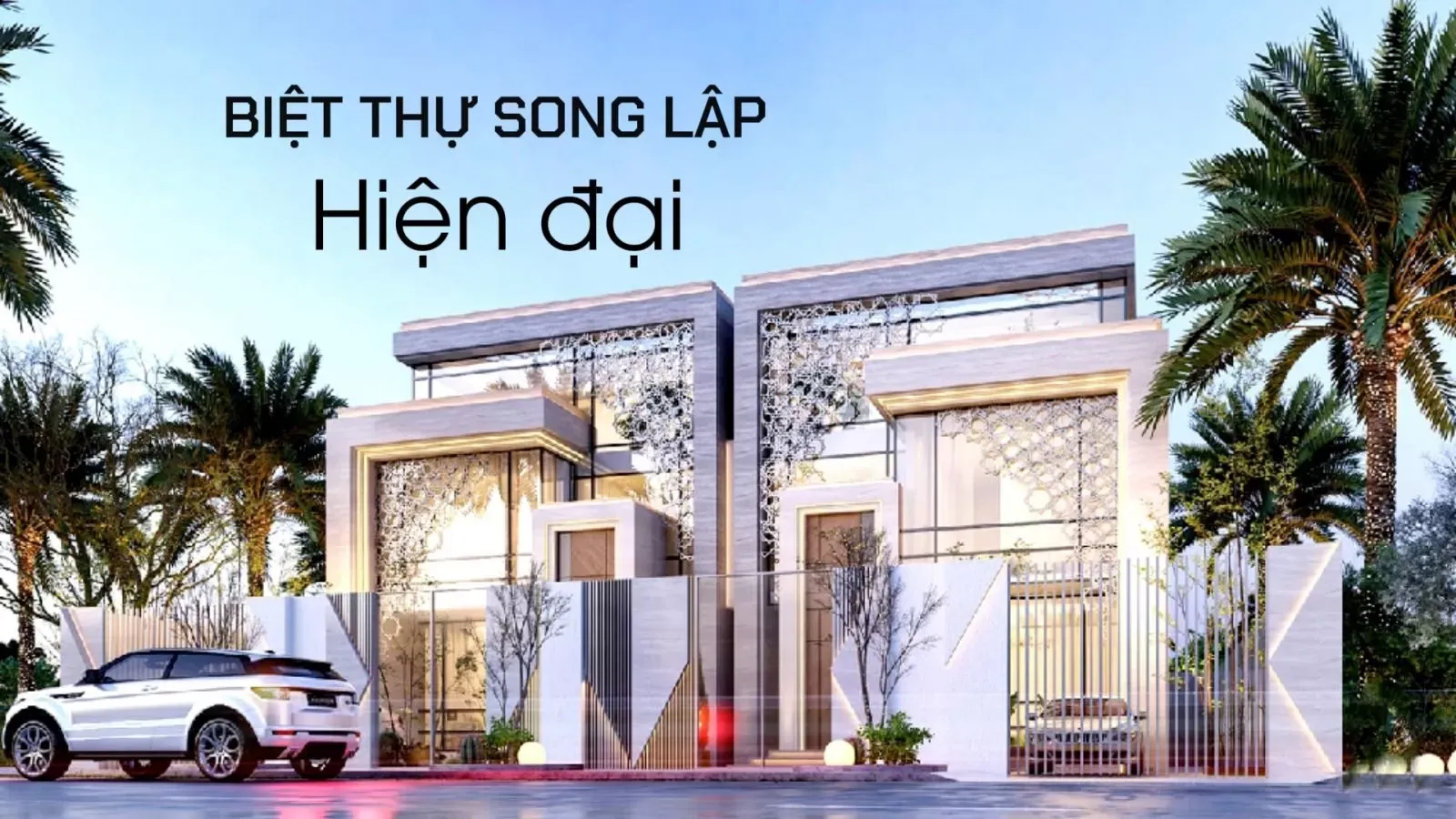 Những xu hướng mới trong thiết kế biệt thự song lập hiện đại