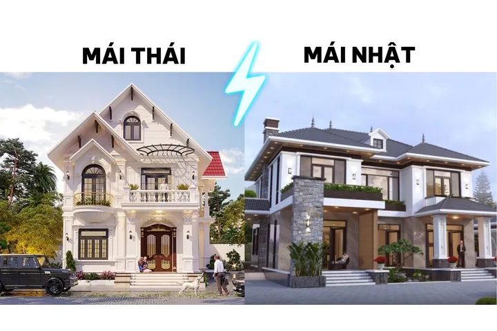 So sánh chi phí mái nhật và mái thái, mái nào tiết kiệm nhất