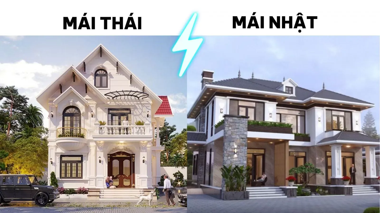 So sánh chi phí mái nhật và mái thái, mái nào tiết kiệm nhất