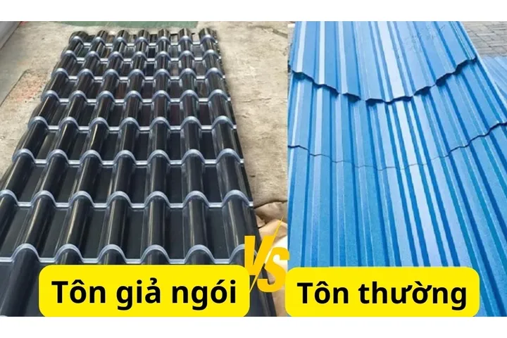 So sánh tôn giả ngói và tôn thường chi tiết