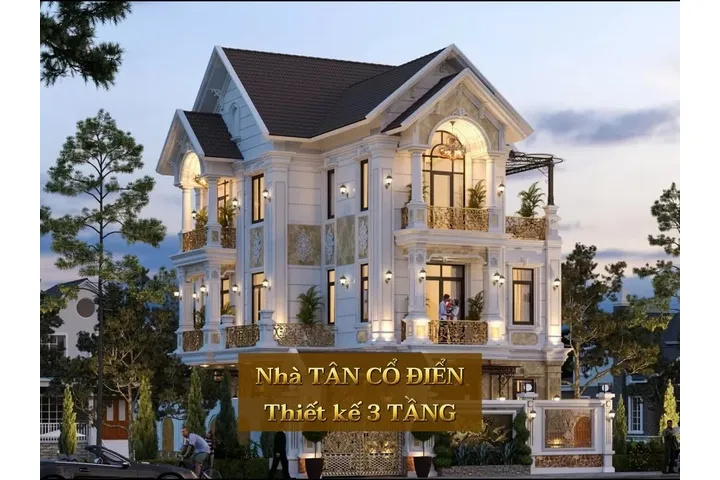 Tại sao nhà tân cổ điển 3 tầng đang là trào lưu gây ‘sốt’ hiện nay?