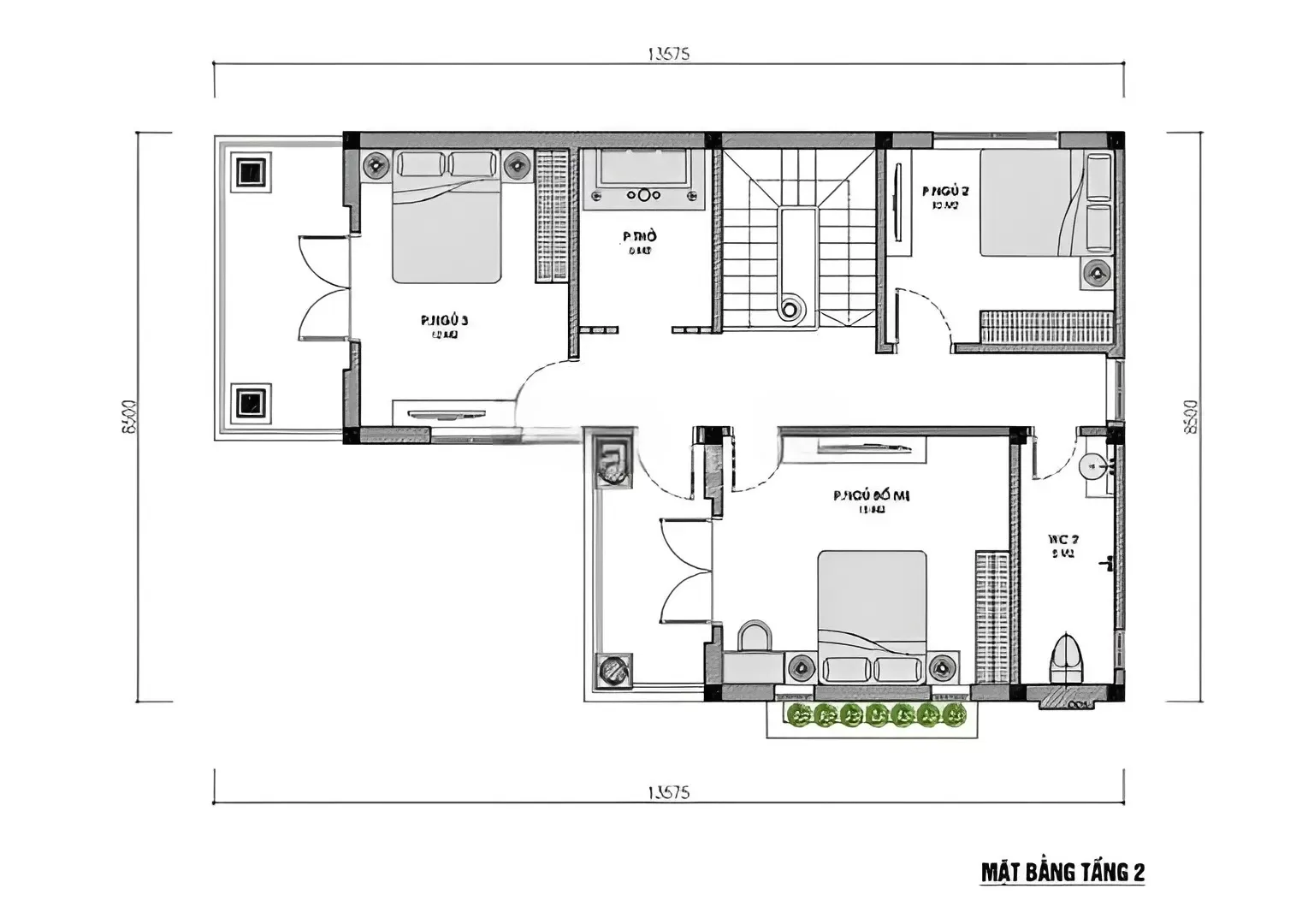 Thiết kế nhà chữ L 2 tầng 80m2: Hướng dẫn chi tiết từ A đến Z