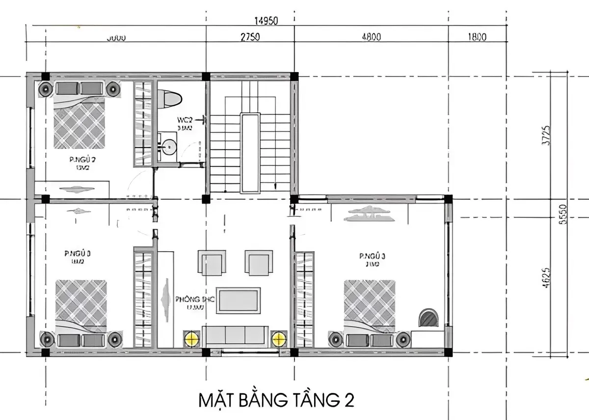 Thiết kế nhà chữ L 2 tầng 80m2: Hướng dẫn chi tiết từ A đến Z