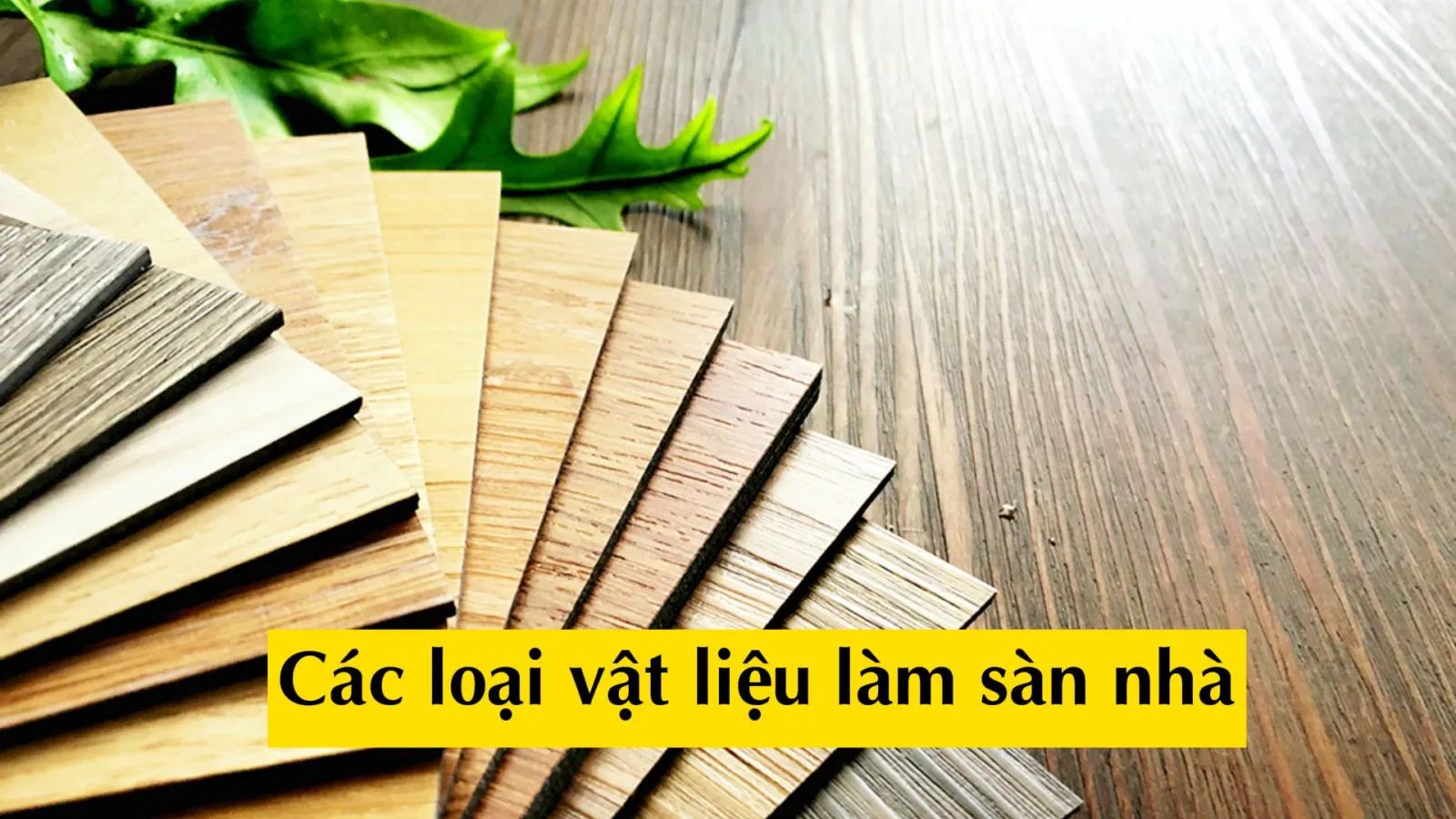 Tìm hiểu các loại vật liệu làm sàn nhà thông dụng hiện nay