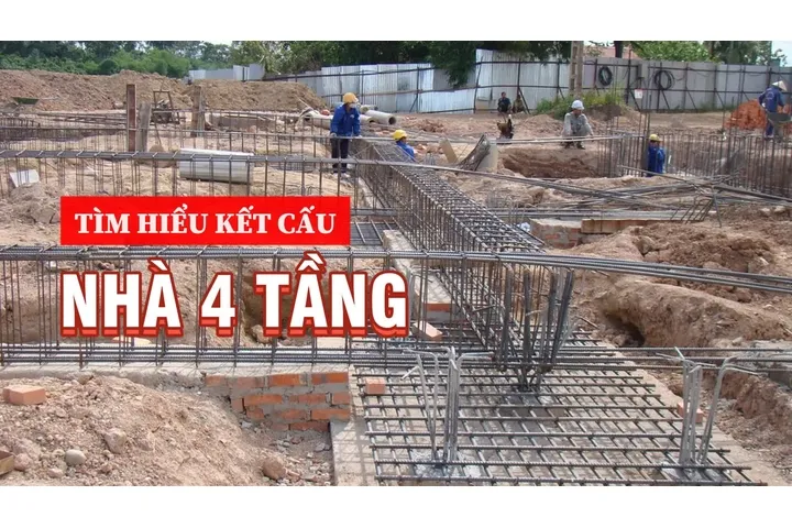 Tìm hiểu kết cấu móng nhà 4 tầng có gì khác biệt so với nhà 2,3 tầng