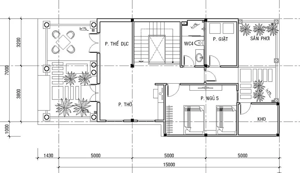 Tìm hiểu mặt bằng kiến trúc nhà phố, biệt thự