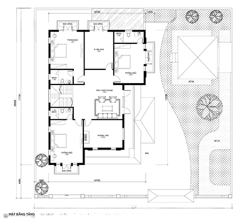 Top 11 bản vẽ thiết kế nhà 2 tầng 8x10m với kiến trúc đẹp và hót nhất