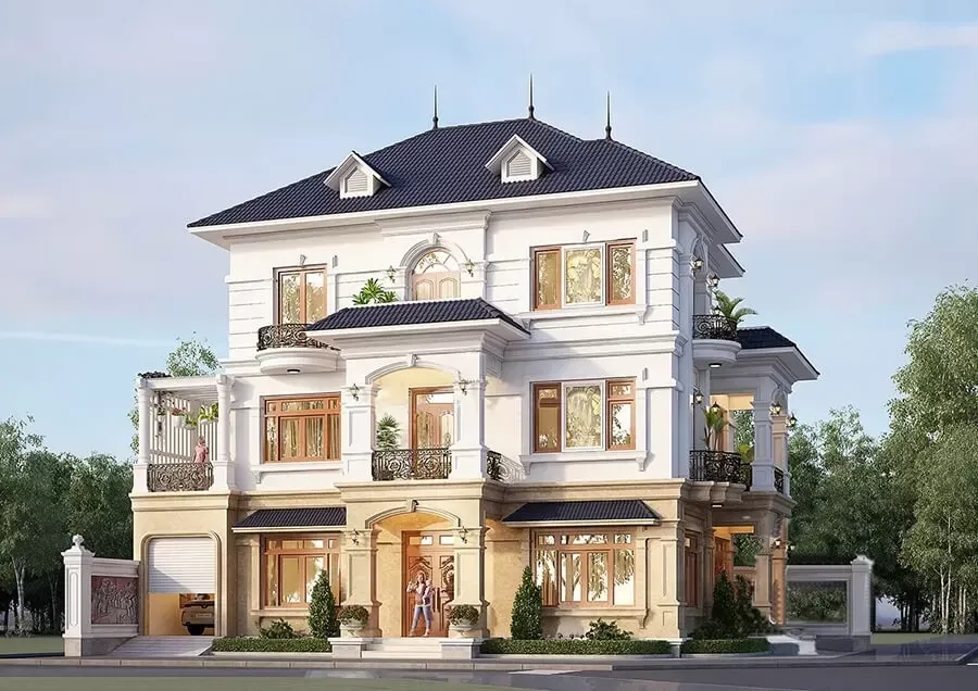 Top 12 mẫu thiết kế nhà 3 tầng 9x10m đẹp, độc đáo