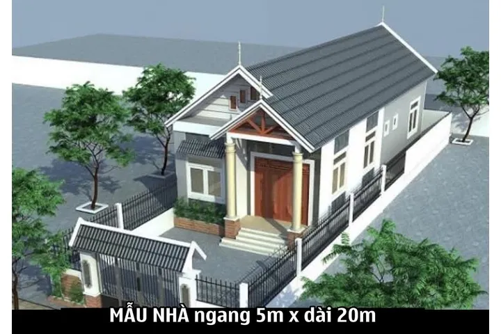 Top 13 mẫu thiết kế nhà ngang 5m dài 20m ai cũng ưng năm 2024