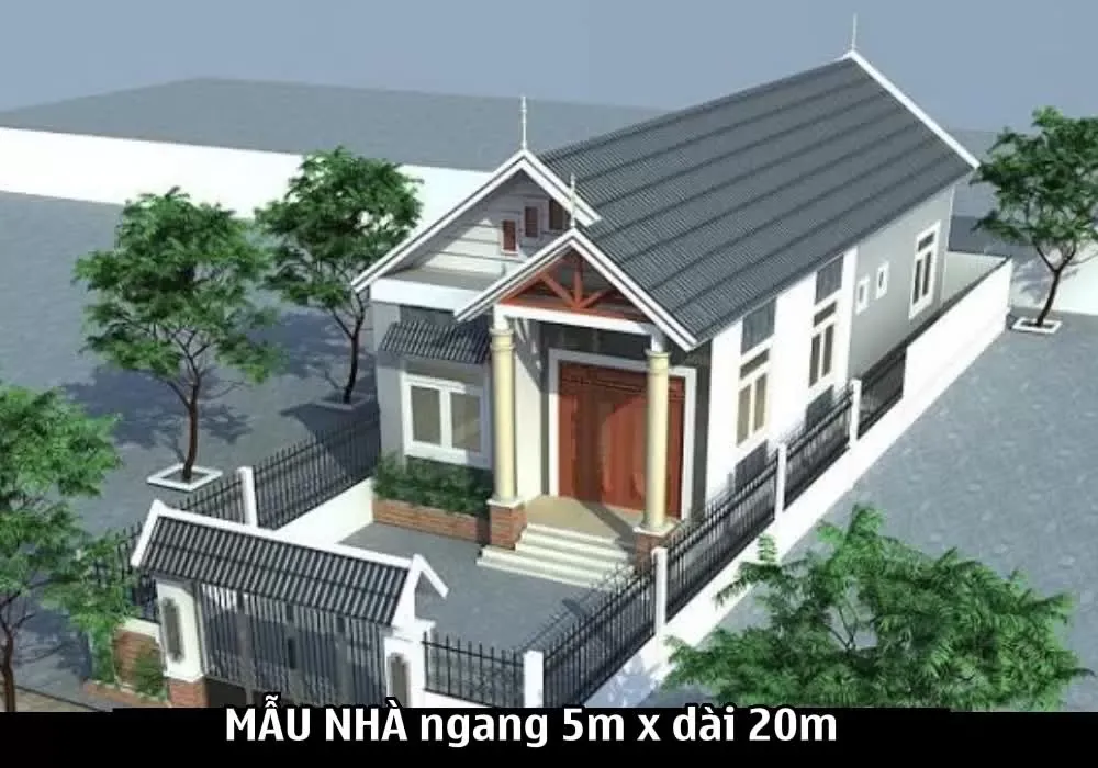 Top 13 mẫu thiết kế nhà ngang 5m dài 20m ai cũng ưng năm 2024