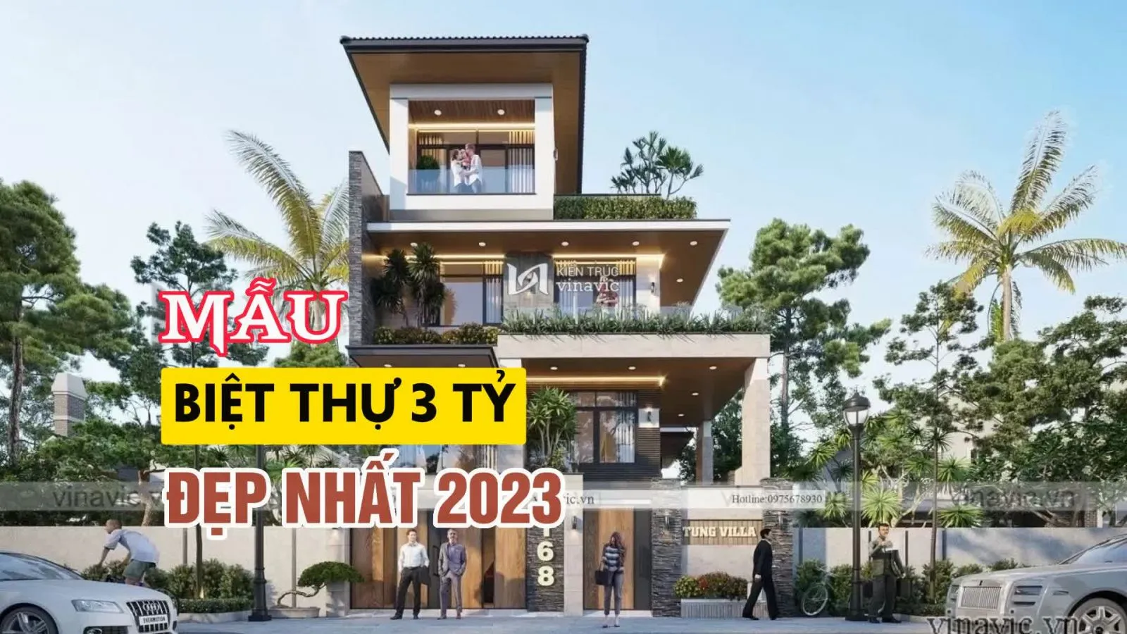 Top 15 mẫu biệt thự 3 tỷ đẹp được ưa chuộng hiện nay