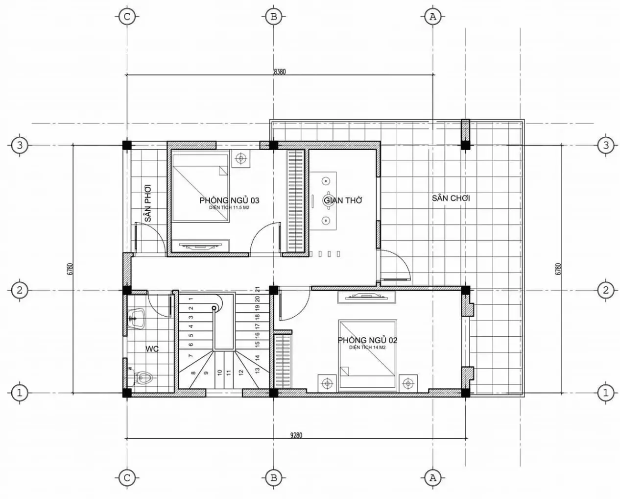 Top 19+ Bản Vẽ Biệt Thự 2 Tầng Mái Thái Đầy Đủ Công Năng