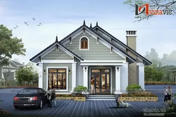 Top 27 mẫu nhà 1 tầng 4 phòng ngủ 150m2 đẹp tiện nghi