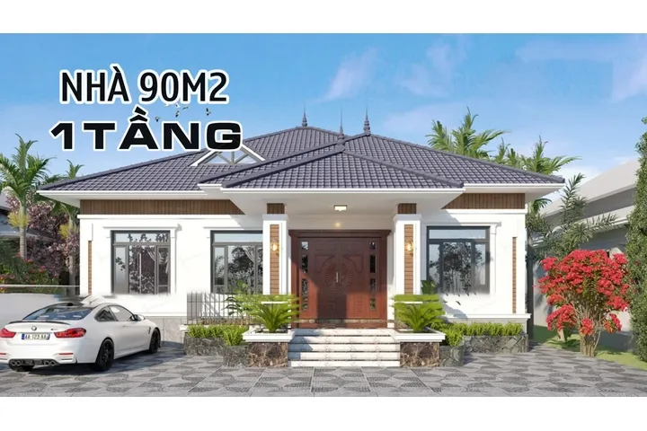 TOP 27+ mẫu thiết kế nhà 90m2 1 tầng đầy đủ tiện nghi đẹp nhất