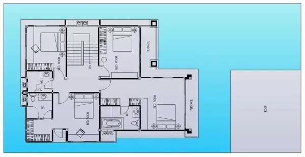 Top 33+ mẫu nhà 2 tầng chữ l 80m2 đẹp tiện nghi (Full bản vẽ)