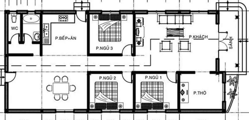 Top 33 mẫu nhà 7x12m 1 tầng đẹp kèm chi tiết bản vẽ thông dụng nhất