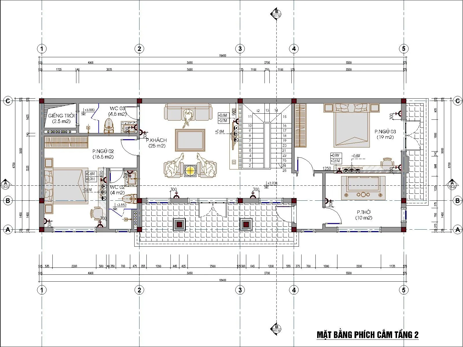 Trọn bộ bản vẽ điện nước nhà 2 tầng & sơ đồ chi tiết