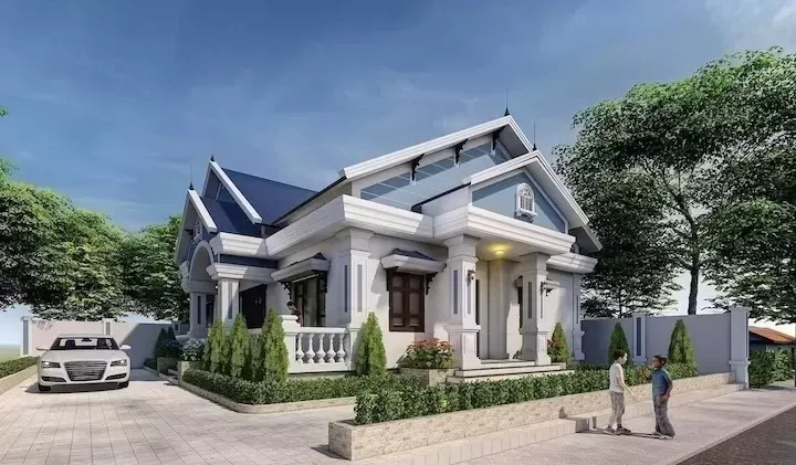 Tư vấn chọn mẫu nhà 1 tầng 4 phòng ngủ 100m2 đẹp nhất