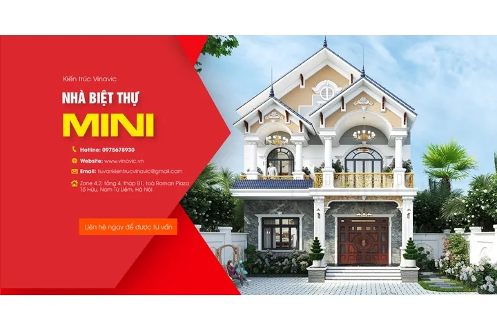 Tư vấn thiết kế nhà biệt thự mini đẹp với 29+ mẫu hót nhất