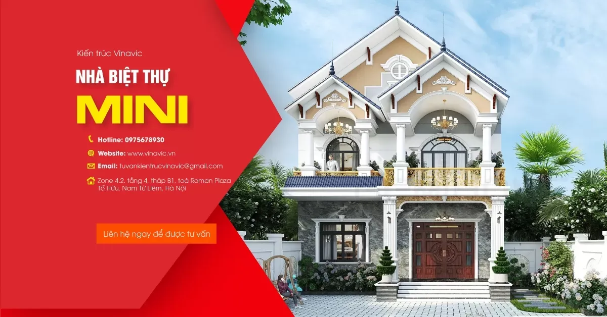 Tư vấn thiết kế nhà biệt thự mini đẹp với 29+ mẫu hót nhất